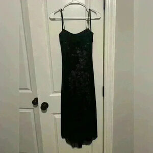 Byer Too Vintage Y2K Floral Embroidered dress size medium